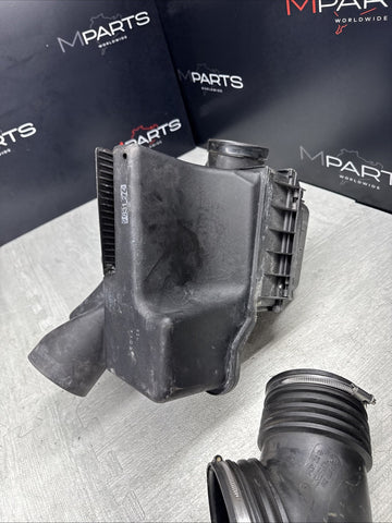 01-06 BMW E46 M3 S54 Air Filter Intake Suction Box Duct Inlet Original *Chip*