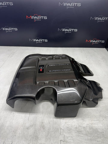 RANGE ROVER SPORT SVR CARBON FIBER ENGINE COVER 2015-2022 LR167464 OEM