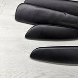 01-06 BMW E46 M3 Convertible Door Upper Arm Rest Armrest Pads Black *Notes*