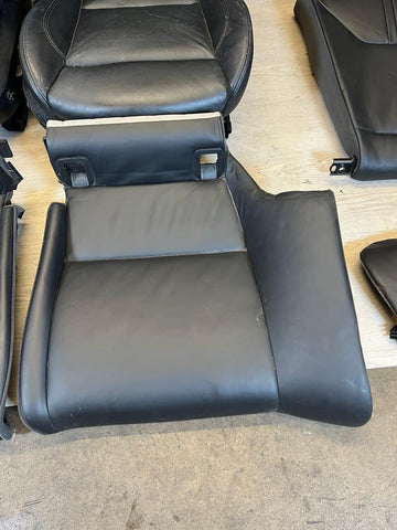 08-13 BMW E92 M3 Coupe Original Novillo Black Interior Seats Complete