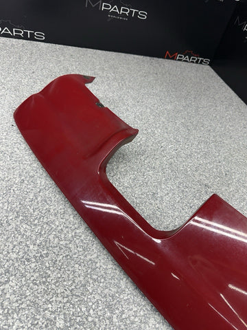 01-06 BMW E46 M3 Rear Bumper Lower Lip Diffuser Trim Panel OEM Imola Red