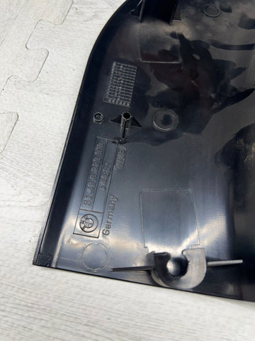 01-06 BMW E46 M3 BLACK DEAD PEDAL KICK PANELS COVERS 7902400