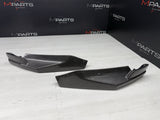 BMW 21-26 G80 G82 G83 M3 M4 Front Bumper Lower Molding Splitters Carbon Fiber