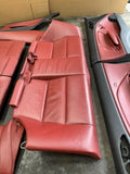 BMW E46 M3 01-06 Coupe Imola Red Nappa Leather Interior Seats Panels Set OEM