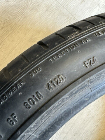 2020 Used 285/35ZR20 Pirelli P Zero PZ4 104Y - 6/32 *Dry Cracks*