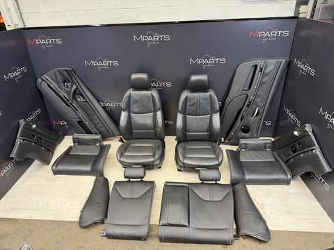08-13 BMW E92 M3 Coupe Original Novillo Black Interior Seats Complete Heated
