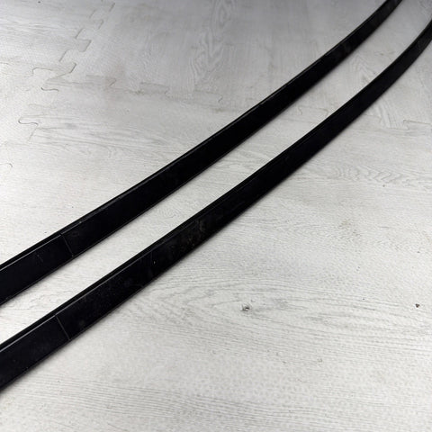 BMW E46 325 330 M3 Roof Rails Moldings Trims Pair Coupe OEM