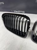01-06 BMW E46 M3 Front Kidney Grilles Grills Gloss Black