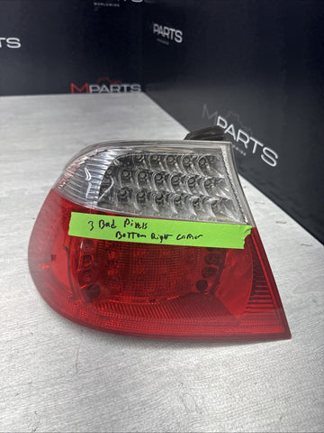 01-06 E46 BMW 330 M3 CONVERTIBLE REAR LED TAIL LIGHT DRIVER 6937453 *PIXELS*