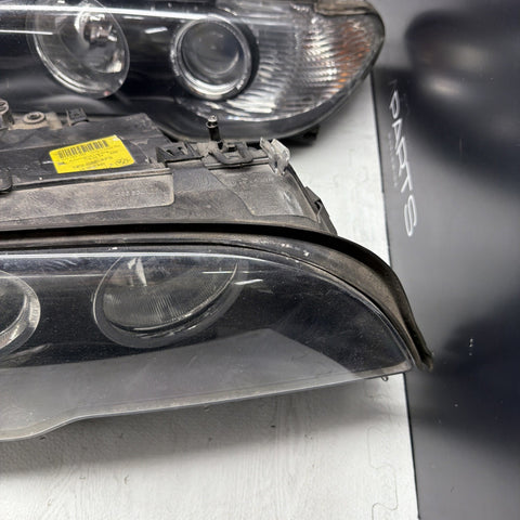 04-06 BMW E46 325CI 330CI M3 2doors Headlights Assy OEM Pair L&R AFS Xenon *Tab*