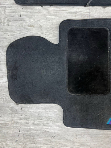 Genuine 01-06 BMW E46 M3 Coupe Carpets Floor Mats Black Front