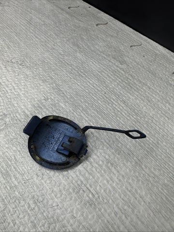 01-06 BMW E46 M3 Rear Tow Hook Eye Cover 2695273 Topaz Blue