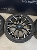 22" STAGGERED M SPORT COMPETITION STYLE WHEELS RIMS 5x120 BMW X6 M50i M60i