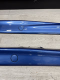 94-99 BMW E36 M3 M-TECH Side Skirts Rocker Panels Estoril Blue OEM 2233356