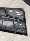 01-06 BMW E46 M3 FRONT PASSENGER RIGHT SIDE DOOR PANEL CARD BLACK OEM