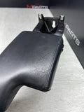 01-06 BMW E46 M3 Center Console Armrest Arm Rest Black Leather