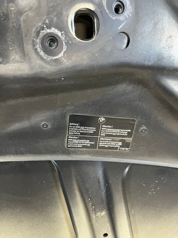 (PICKUP ONLY) BMW E46 M3 01-06 Front Hood Bonnet Panel Jet Black