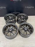 18 Apex FL-5 Staggered Rims Wheels Set BMW 18x9.5 ET28 18x10 ET25
