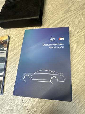 OEM BMW 21-26 G82 M4 COUPE OWNERS MANUAL BOOK BOOKS BOOKLETS POUCH