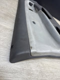 BMW E36 M3 95-99 Coupe Front Left Driver Door Card Panel Dove Grey Gray Vaders