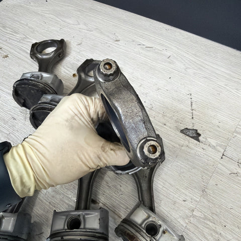 1996-2000 BMW S52 Engine Piston and Connecting Rod Set of 6 E36 M3 Z3M OEM