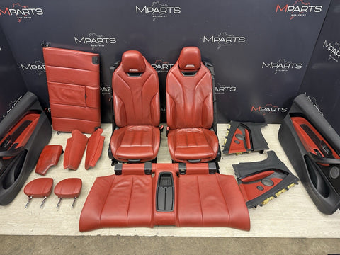 15-20 BMW F83 M4 Convertible Interior Seats & Panels Sakhir Orange