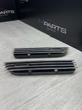 01-06 BMW E46 M3 Left Right Fender Vent Grilles Grills Trims Chrome Genuine OEM