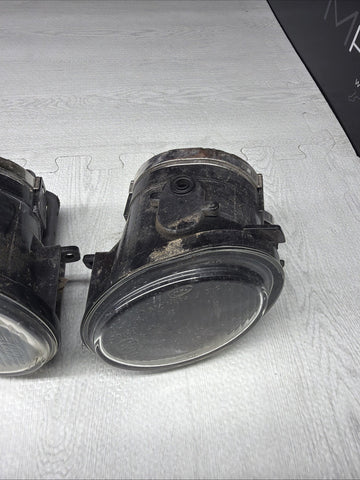01-06 BMW E46 M3 Front Left Right Passenger Driver Bumper Fog Lights Clear OEM