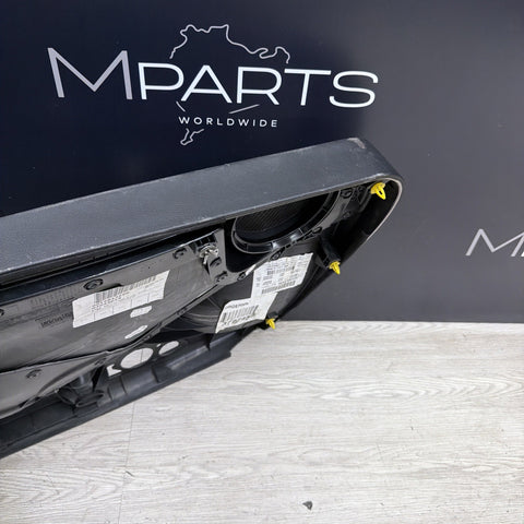 01-06 BMW E46 M3 FRONT DRIVER LEFT SIDE DOOR PANEL CARD BLACK OEM