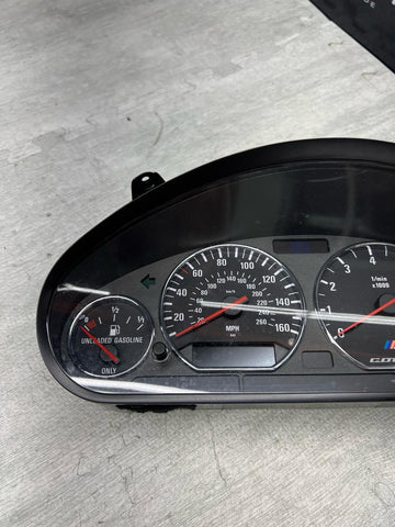 1998-2000 BMW Z3M Coupe S52 Instrument Gauge Cluster Panel Speedo MPH OEM