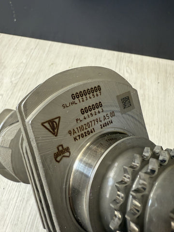 14-16 PORSCHE 911 991 GT3 3.8L MA1.75 ENGINE MOTOR CRANK CRANKSHAFT