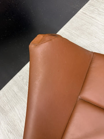 BMW 01-06 E46 M3 Convertible Rear Seat Back Rest Cinnamon Leather Backrest