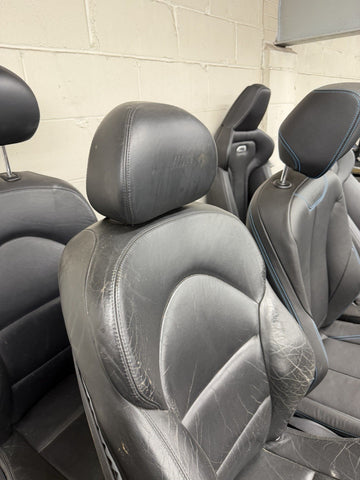 BMW E46 M3 01-06 Napa Black Coupe Front Seats Powered Heated *Notes*