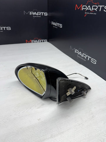 06-10 BMW E63 E64 M6 Left Side View Mirror Auto Dimming Black OEM