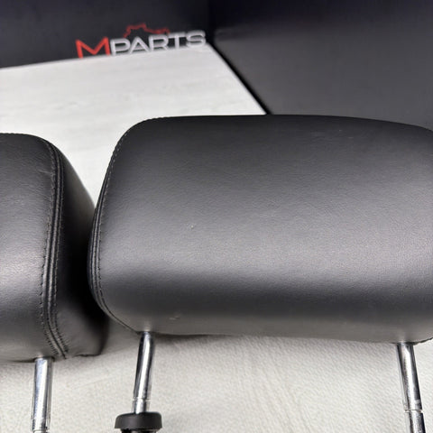 2001-2006 BMW E46 M3 Convertible Black Rear Headrests Head Rests Pair