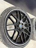 19x8.5 19x9.5 CSL STYLE 5x120 BMW E46 M3 Matte Black 19” Wheels Rims Set (4)