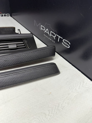 08-13 BMW E92 E93 M3 Interior Trim Set Carbon Leather OEM *Notes*