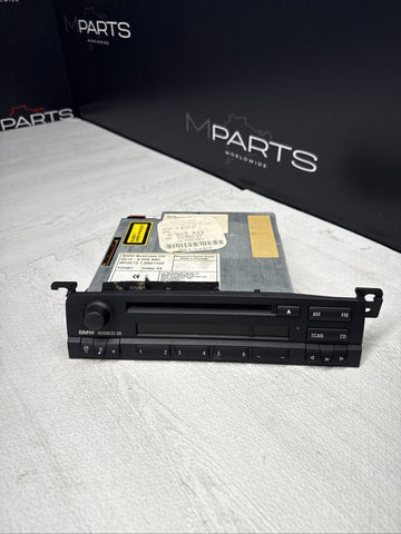 2001 BMW E46 330C M3 RADIO CAR STEREO CD PLAYER RECEIVER 6909882 OEM *Broken Tab