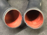 Engine Silicone Hoses Lines Black 19-23 Ferrari F8 Tributo 8k Miles
