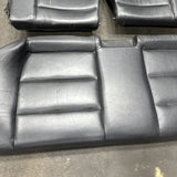 94-99 BMW E36 M3 Coupe Rear Back Rest Seats Vaders Black Leather Bench