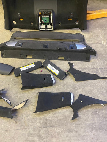 (PICKUP ONLY) 13-19 BMW F06 M6 OEM ALCANTARA HEADLINER/PILLARS/VISORS/REAR DECK