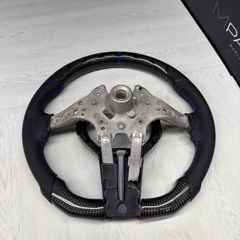15-20 BMW F80 F82 F83 M3 M4 OHC Carbon fiber Steering Wheel Manual DCT