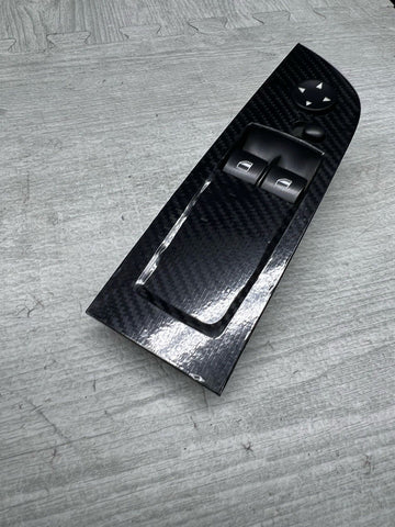 E92 BMW 328i 335i M3 COUPE MASTER WINDOW SWITCH POWER FOLDING CARBON WRAP