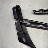 2014–2020 BMW M4 F82 F83 Left Right Fender Side Vent Grills OEM Chrome