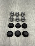 01-13 BMW E46 E90 E92 E93 M3 Shock Tower Strut Braces Bar OEM Nuts & Caps