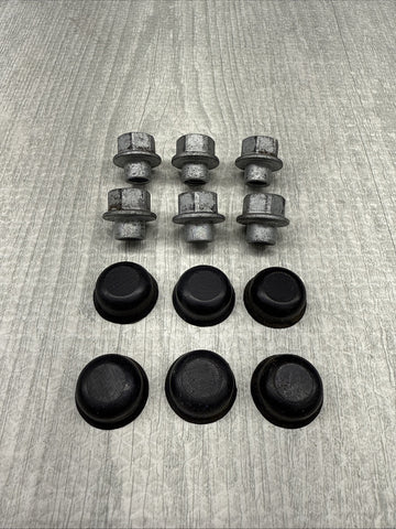 01-13 BMW E46 E90 E92 E93 M3 Shock Tower Strut Braces Bar OEM Nuts & Caps
