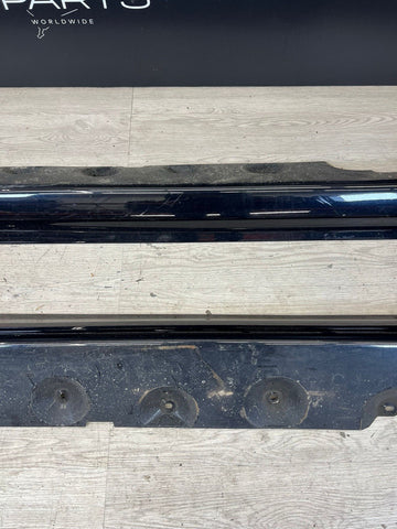 01-06 BMW E46 M3 Rocker Panel Side Skirts OEM Carbon Black