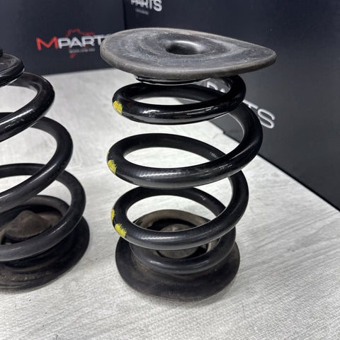 01-06 BMW E46 M3 Coupe Rear Axle Coils Springs Pair Yellow Markings
