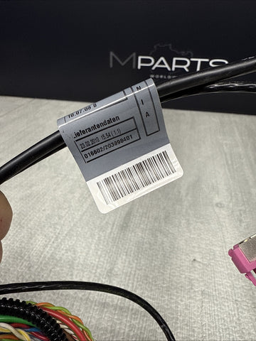 BMW OEM GENUINE E90 E92 E93 M3 RADIO WIRING HARNESS PIGTAIL PLUG WIRES