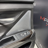 13-19 BMW F06 M6 Left Driver Rear Door Trim Panel With Sunshade